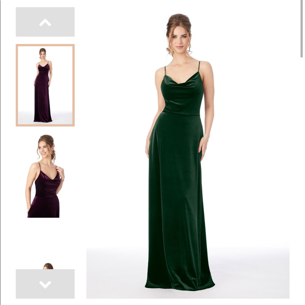 Velvet emerald dress